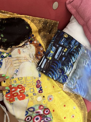 Customer photo review of Starry Night Yıldızlı Geceler Plaj Havlusu