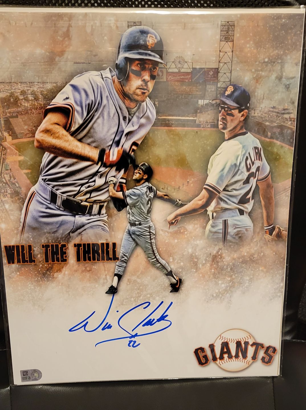 Customer photo review of Will Clark Autograph Signing