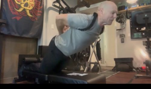 Customer photo review of The Nordic Back Extension Machine