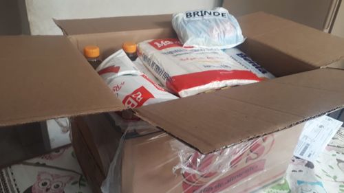 Customer photo review of Cesta Básica Cedro