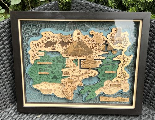 Customer photo review of KOHOLINT ISLAND 3D MAP
