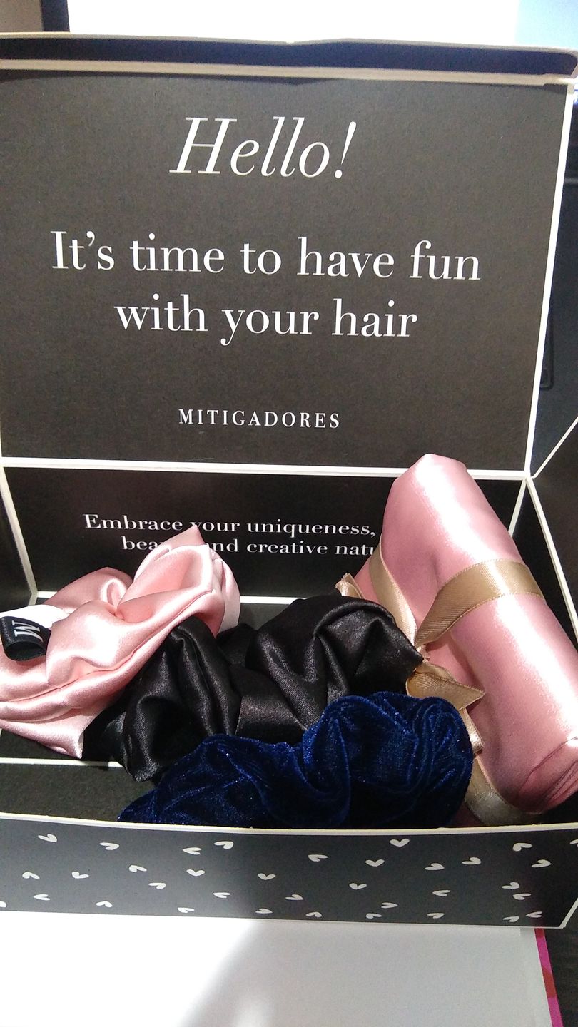 Customer photo review of VELVET SCRUNCHIES