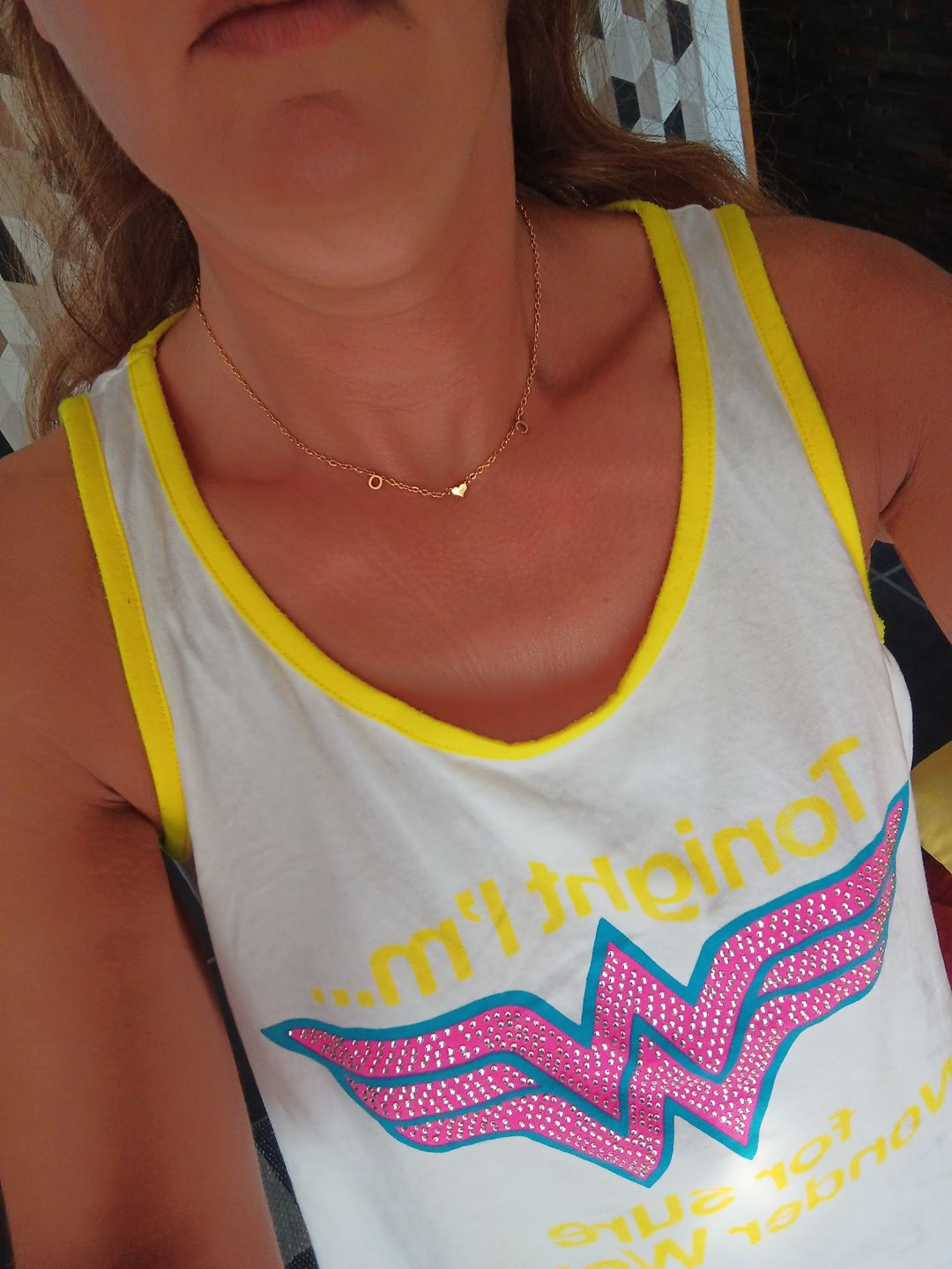 Customer photo review of Collier Initiales Amour