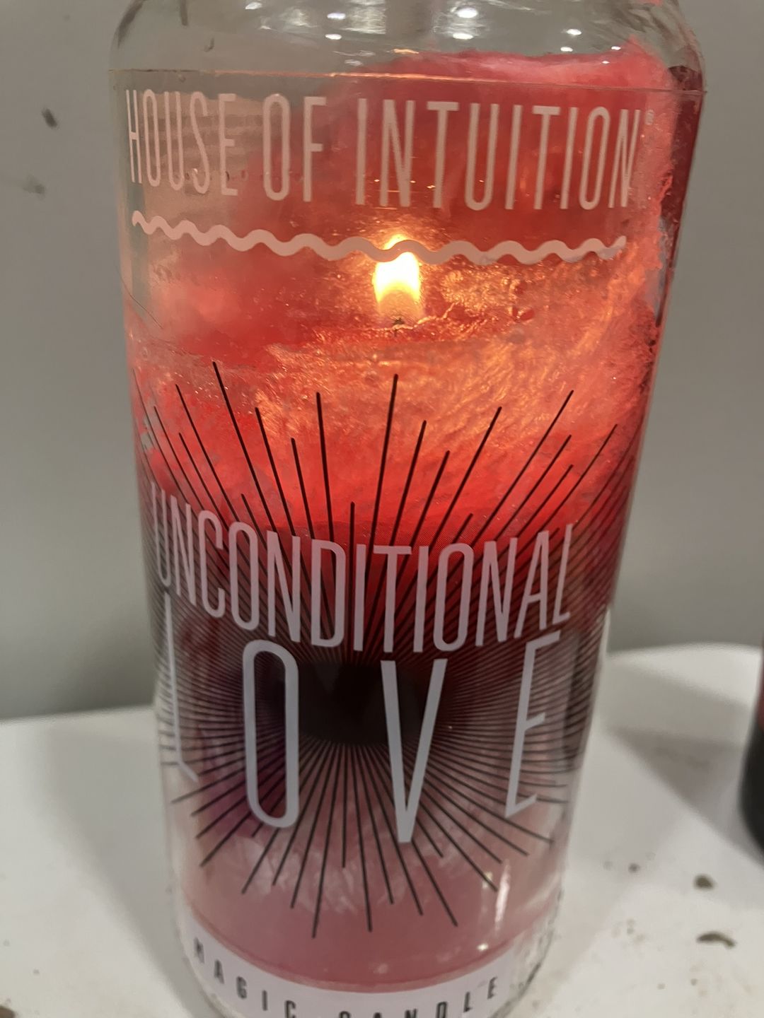 Customer photo review of Unconditional Love Magic Candle