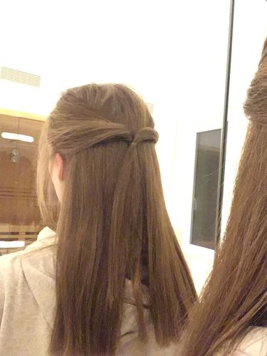 Customer photo review of At-home Keratin Treatment