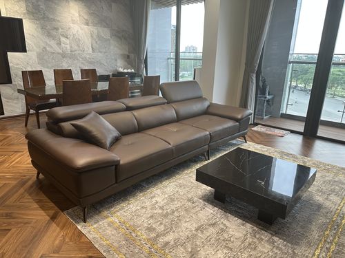 Customer photo review of ENZO - Sofa văng da tựa gật gù
