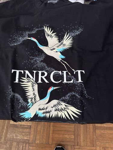 Customer photo review of 2 CRANES 6.5oz BOX TEE