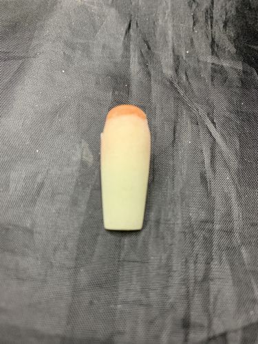 Customer photo review of Acrílico Milk Glow 1 oz Fantasy Nails