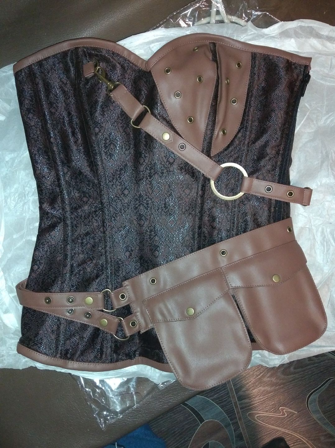 Customer photo review of Middle Ages Steampunk corset