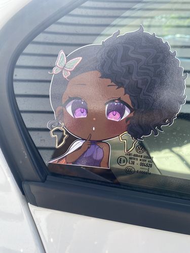 Customer photo review of Black Kanao Car Decal