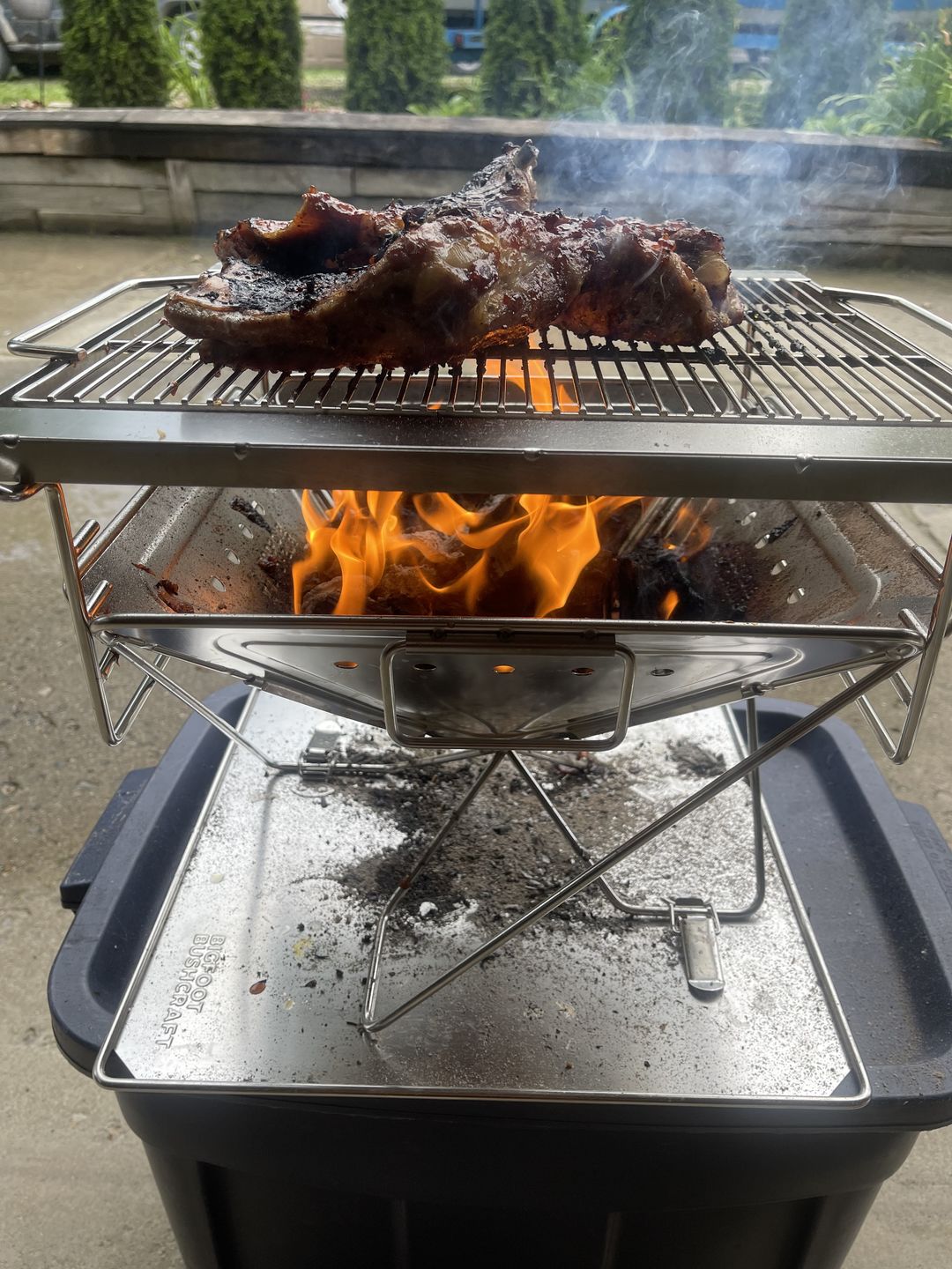 Customer photo review of Flatpack Grill, Stove, & Pit [WAREHOUSE SALE]