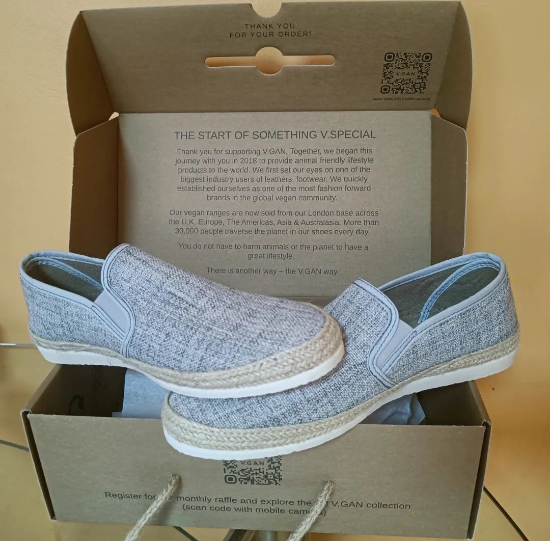 Customer photo review of Pecan Espadrille Shoes