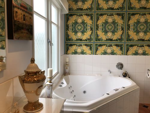 Customer photo review of Versace Jungle Tile Wallpaper - 4 Colours