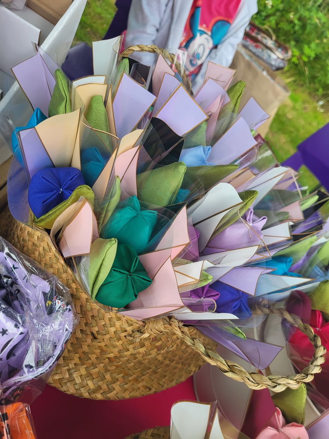 Customer photo review of Plain 14 Piece Cotton Fat Quarter Bundle - Big Pack