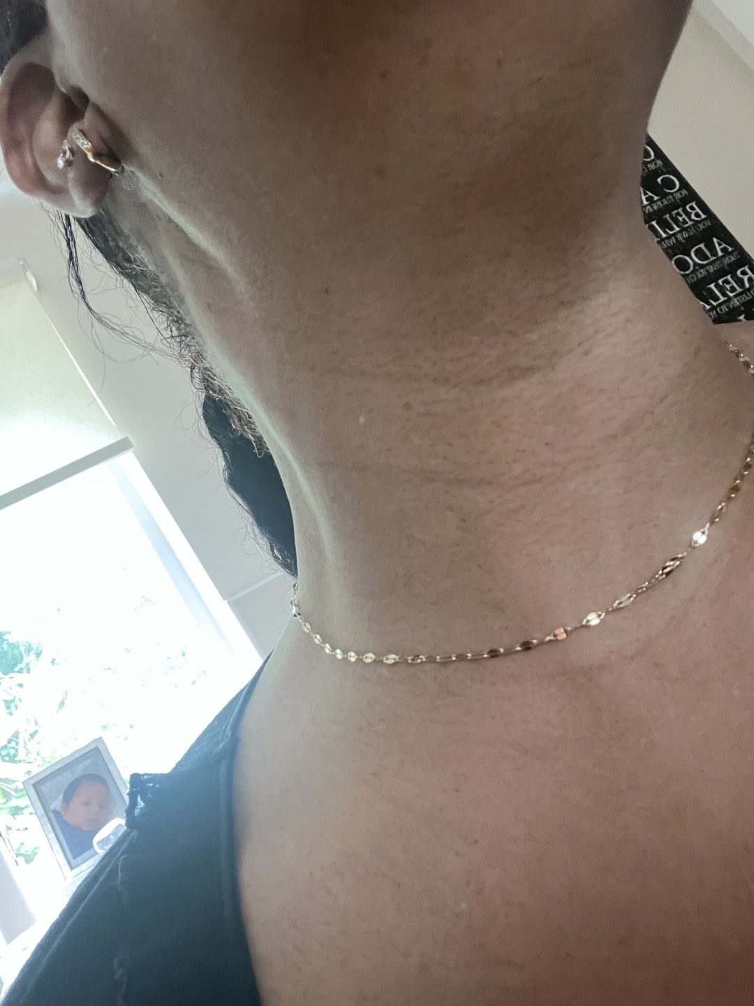 Customer photo review of Dainty Necklace