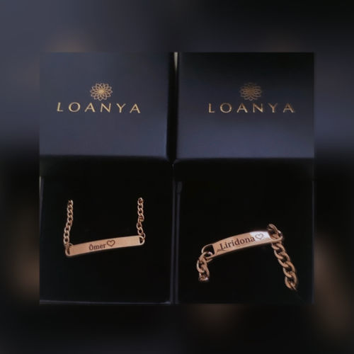Customer photo review of LOANYA Juego de Pulseras para parejas