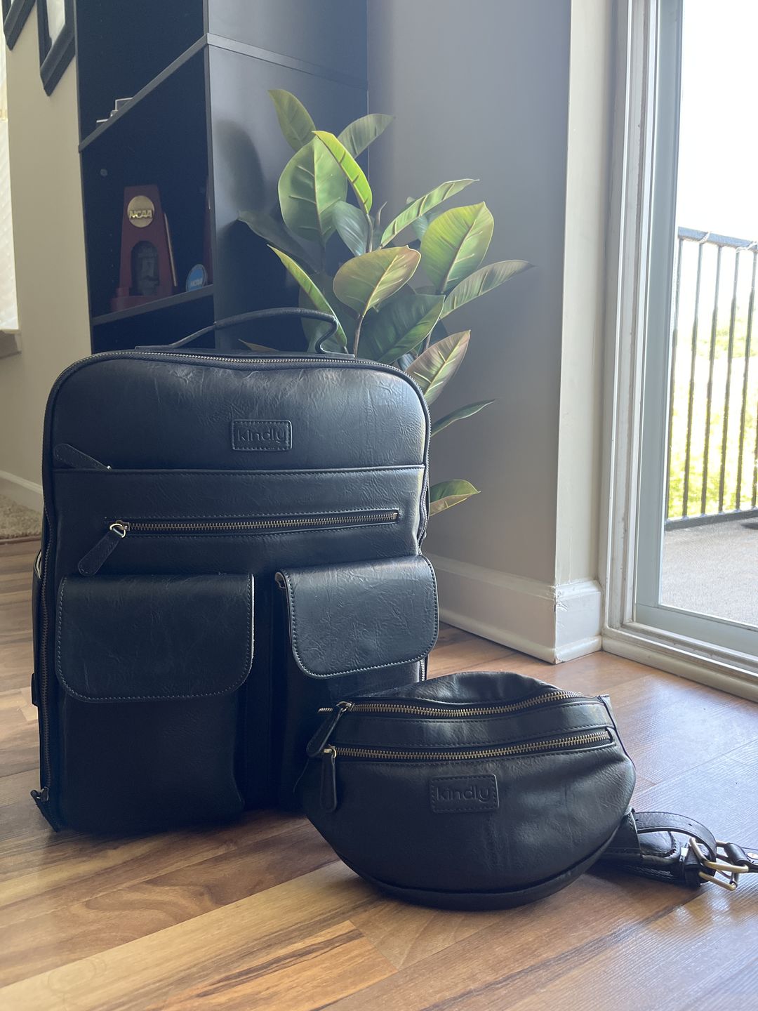 Customer photo review of The Jenessa - Our Full Size Camera Backpack (BLACK in stock, BROWN pre-order for AUGUST DELIVERY))