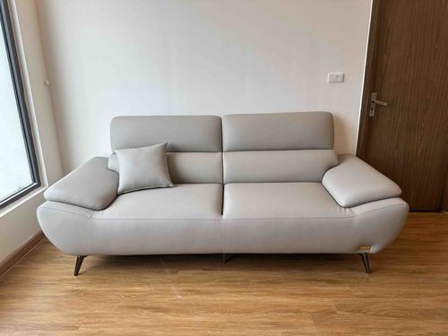 Customer photo review of DORIAN - Sofa văng da 2 chỗ tựa liền