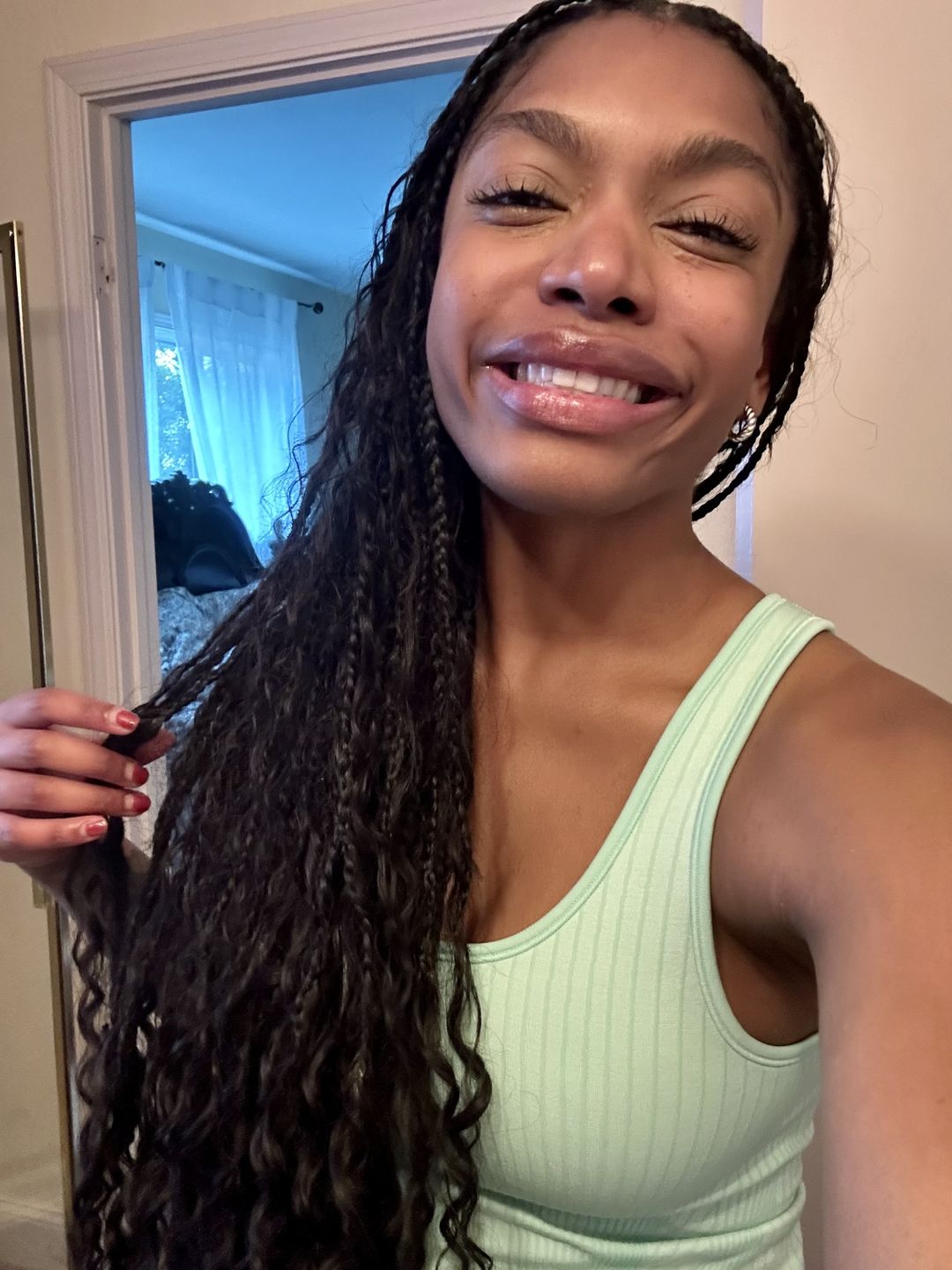 Customer photo review of Indian Curly Bundle
