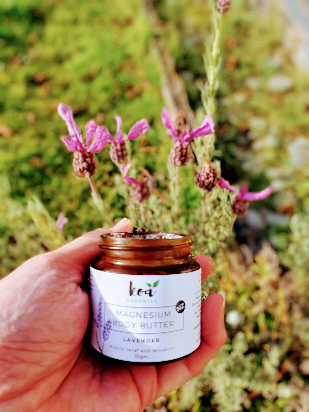 Customer photo review of Magnesium Body Butter with Lavender