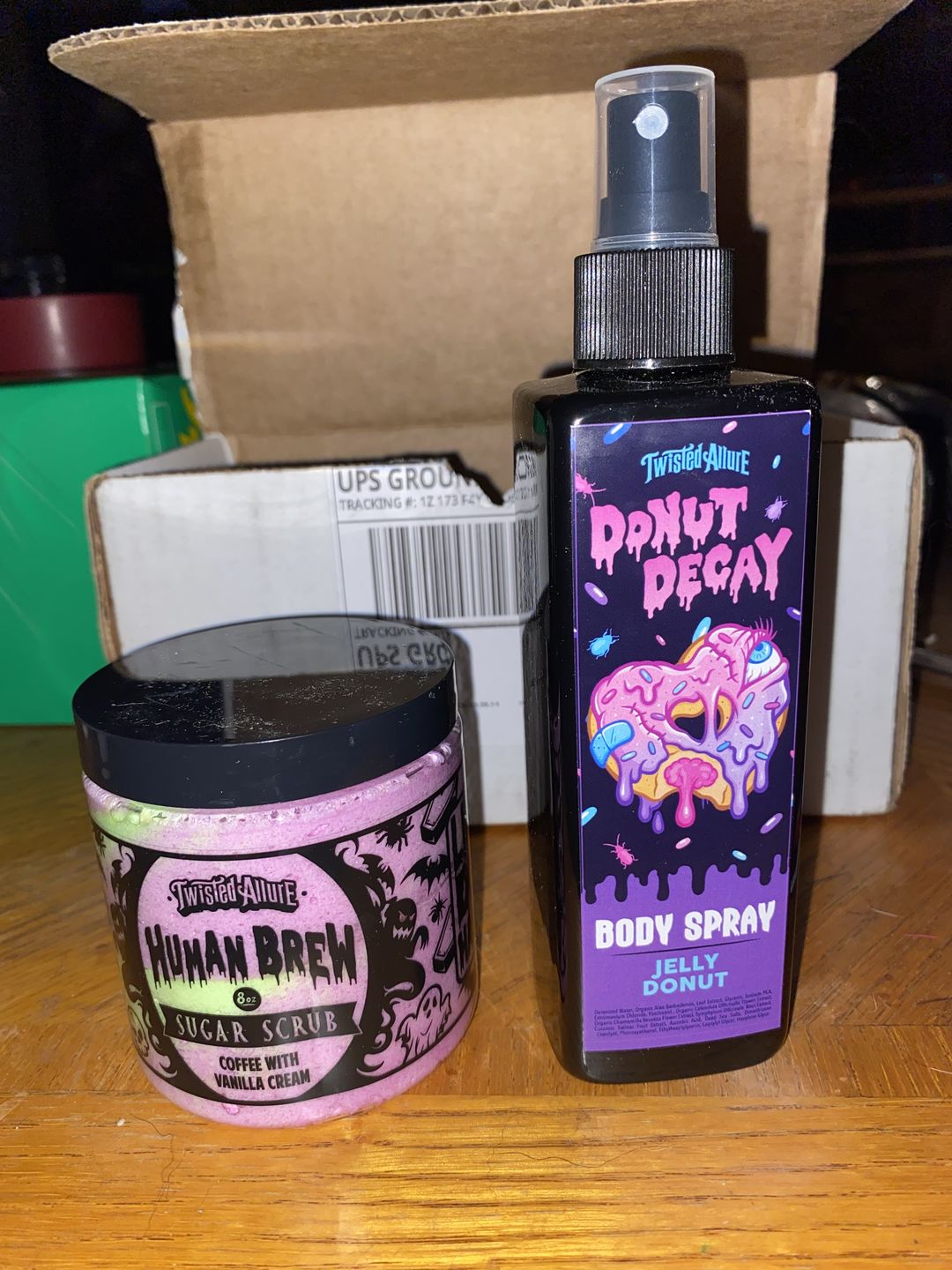 Customer photo review of Human Brew Sugar Scrub           (Coffee & Vanilla Cream)