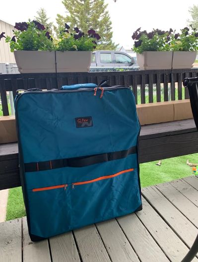 Customer photo review of Storage Bag for Storing & Carrying Playpen-Fits 8 Panels