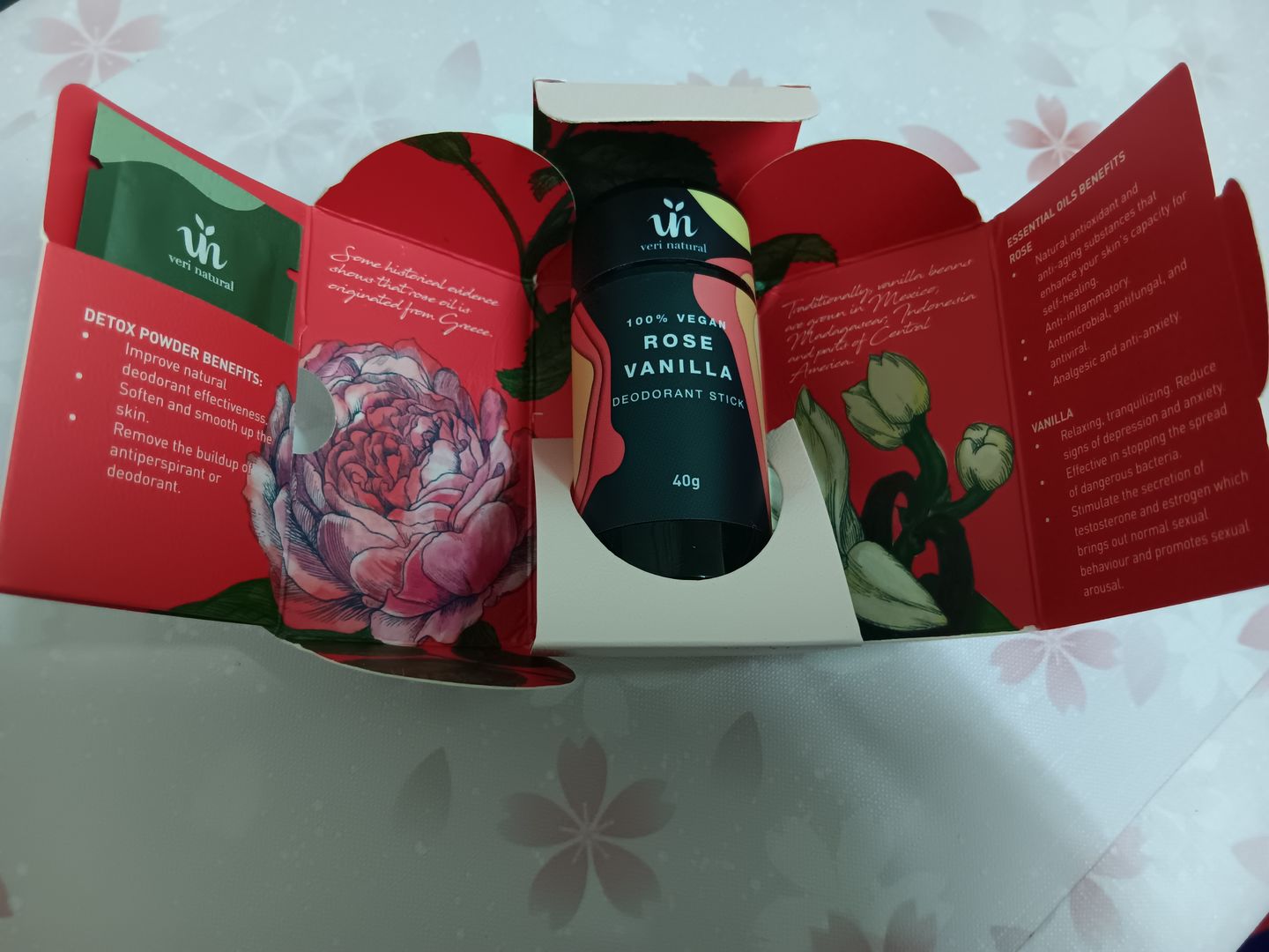 Customer photo review of Veri Natural Deodorant Stick