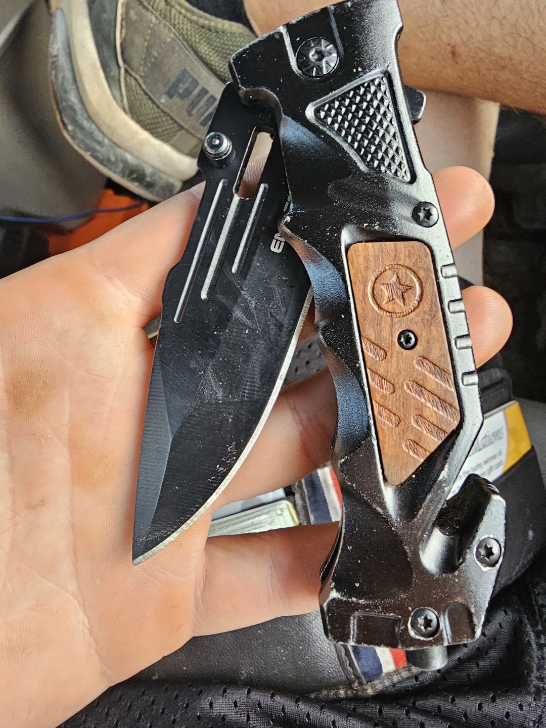 Customer photo review of Tactical Folding Knife