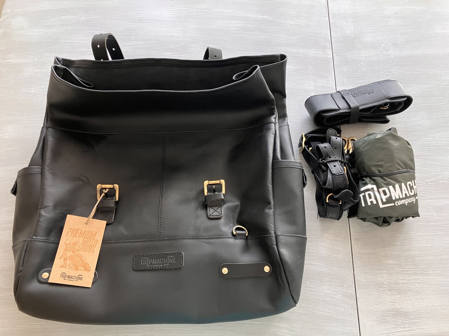 Customer photo review of outlaw saddlebag