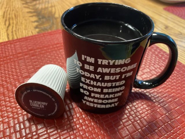 Customer photo review of Blueberry Cobbler Kcups