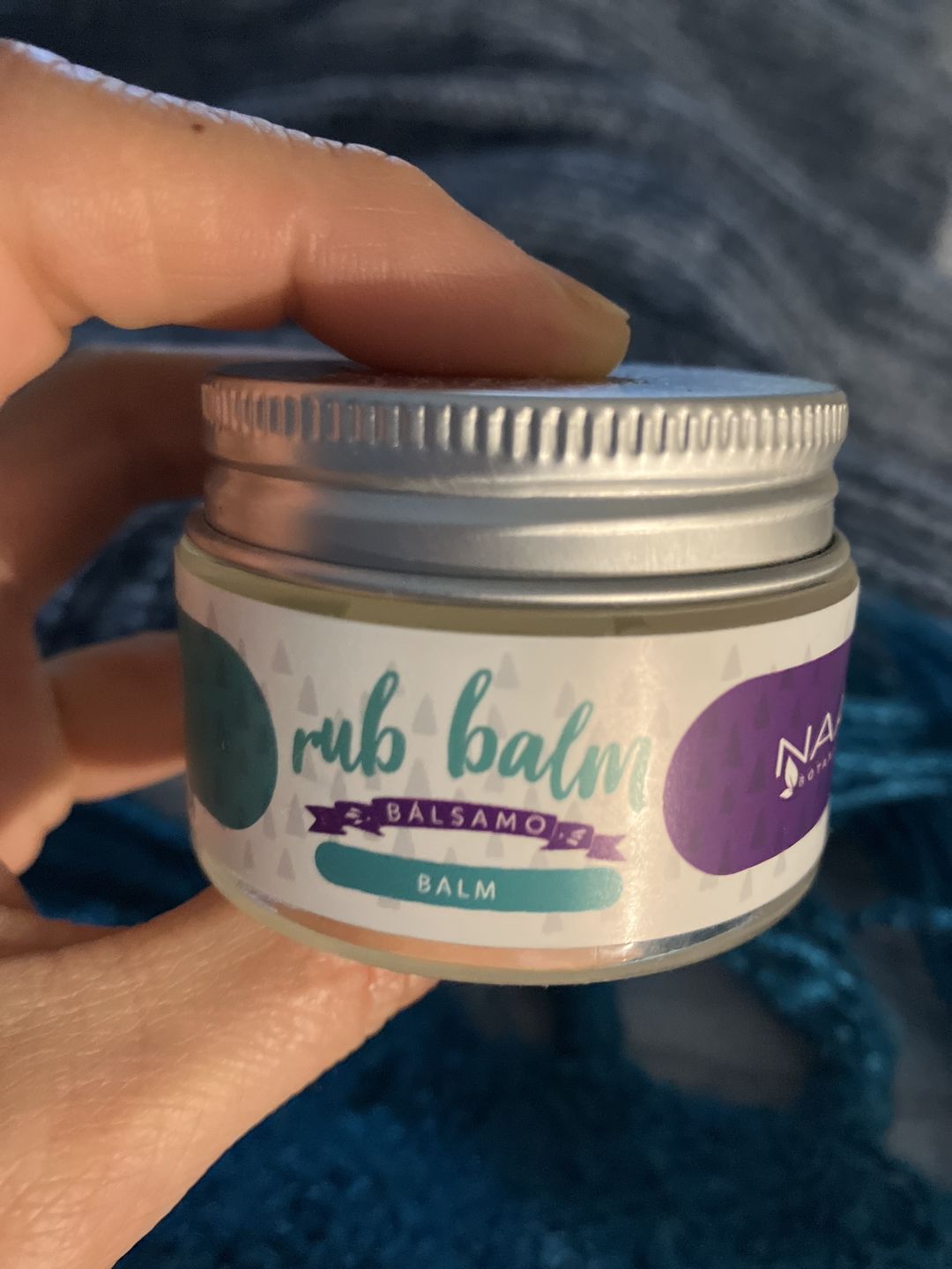 Customer photo review of Bálsamo respira y descansa