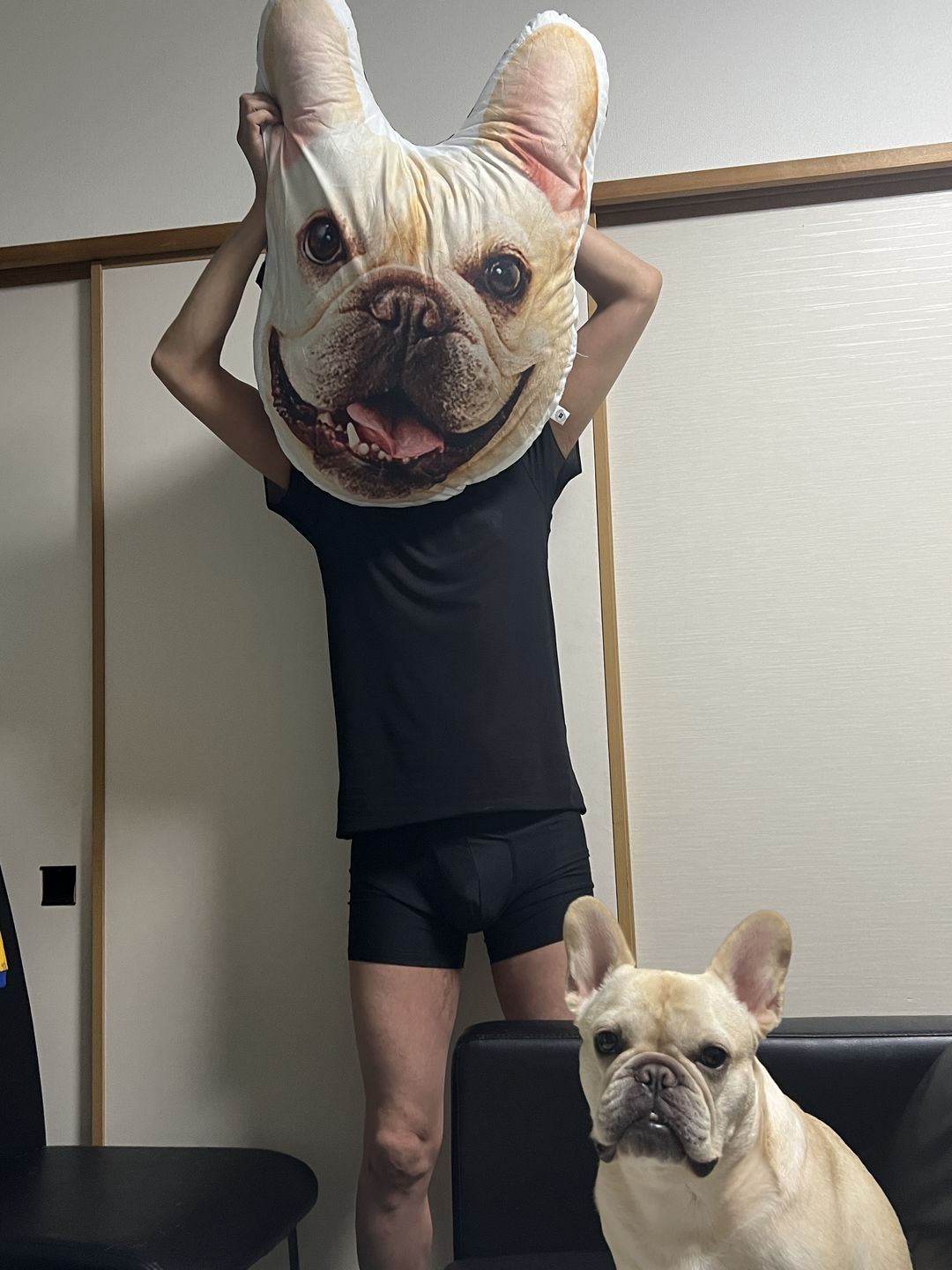 Customer photo review of 世界にひとつだけ♪好きな写真で作るオリジナルヘッドレストクッション