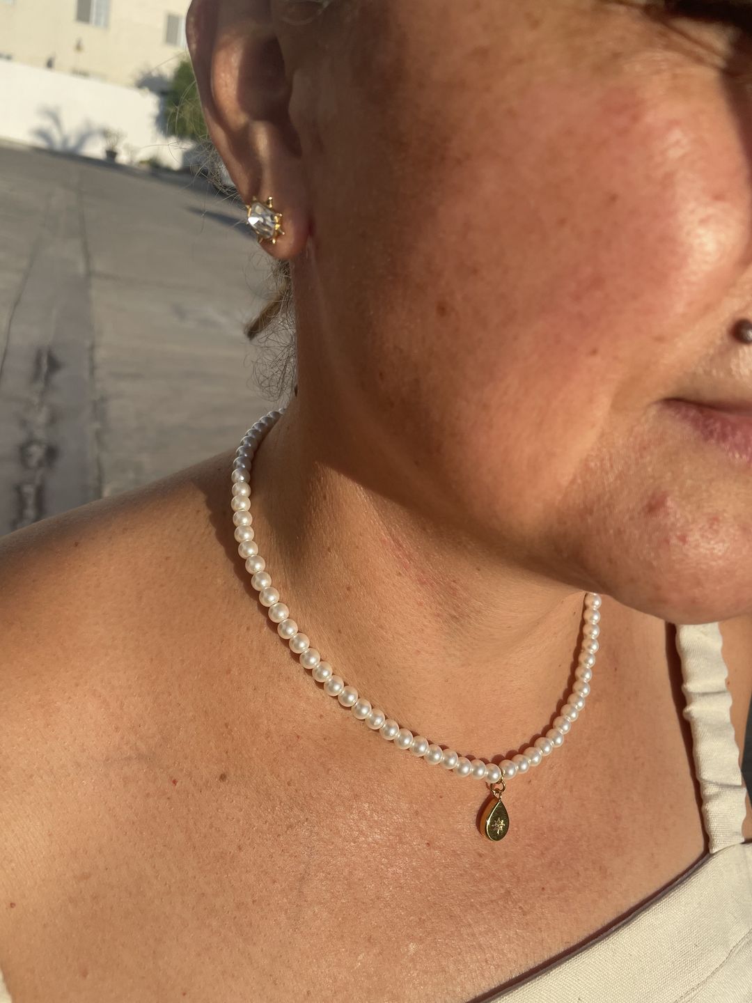 Customer photo review of Collar Pearl Stella