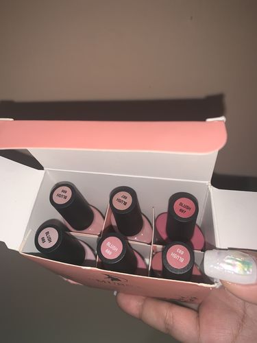 Customer photo review of Gel Gama Blush 6 pzas MUSSA