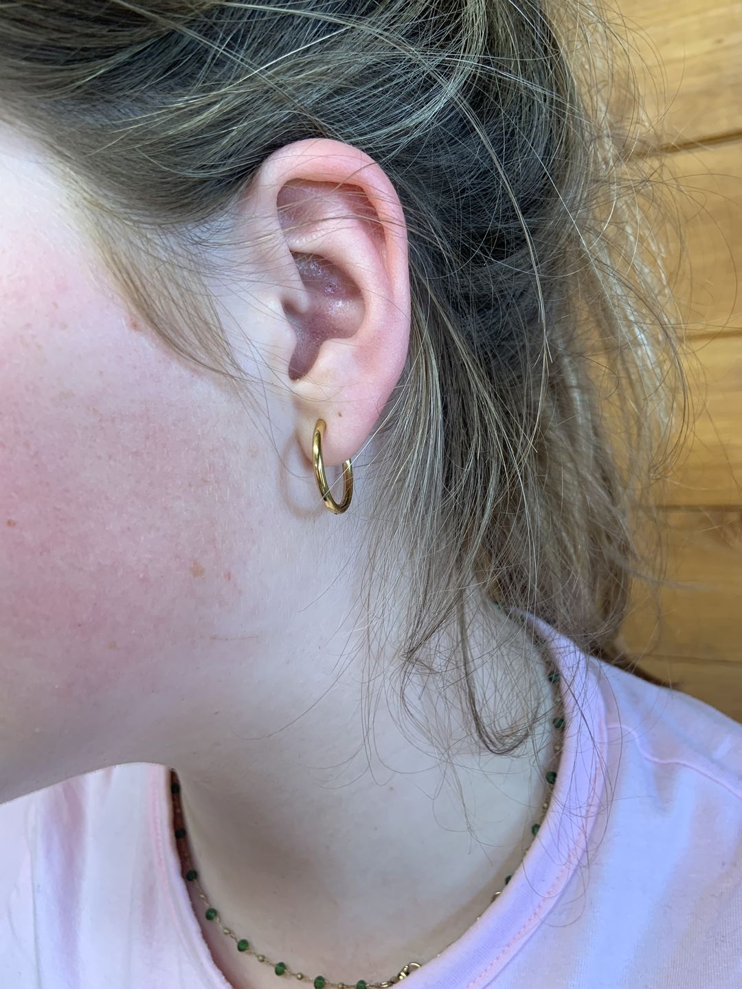 Customer photo review of Essential Earrings Small