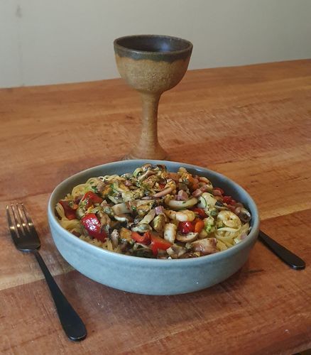 Customer photo review of Sombra - Pastaschale Ø 21.5 cm grau