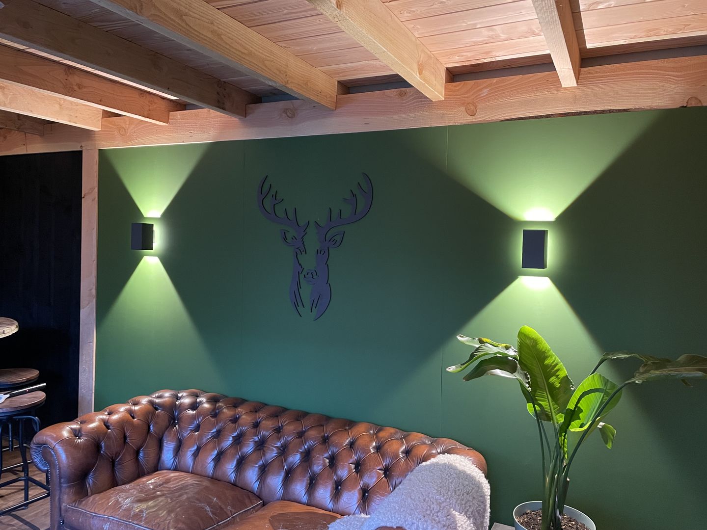 Customer photo review of Wanddecoratie dieren | Hert 2-delig