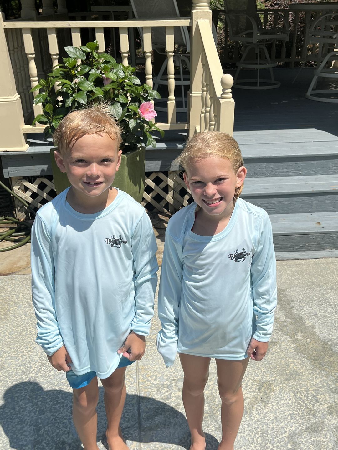 Customer photo review of Youth/Kids Dri-Fit Custom Boat Shirts