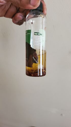 Customer photo review of Herbal Hair/Beard Growth Oil