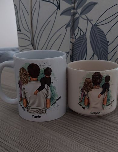 Customer photo review of Kişiye özel Baba çocuk kupa bardak