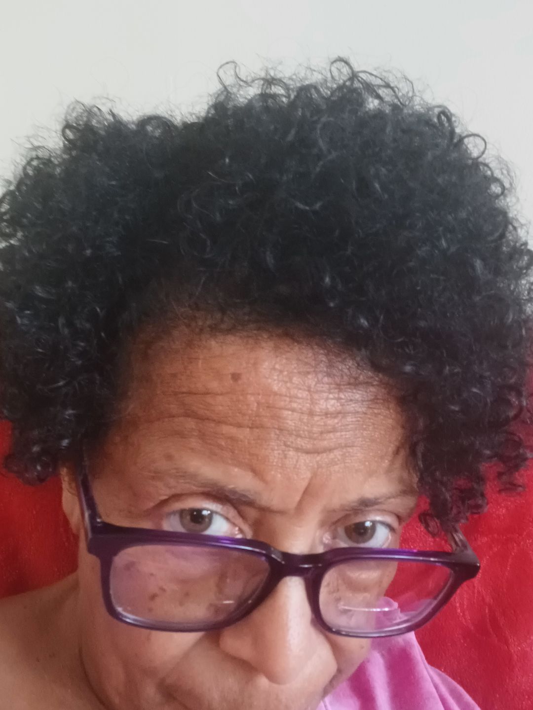 Customer photo review of Wash and Go Flaxseed Gel with Heavy Hold for Curly Hair