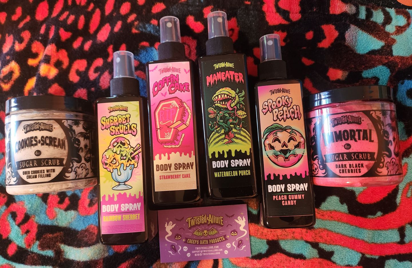 Customer photo review of Spooky Peach Body Spray