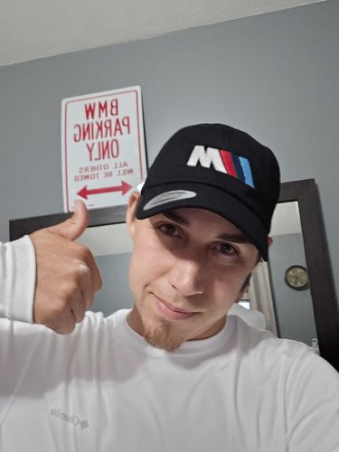 Customer photo review of Dad Hat "MPower" Black