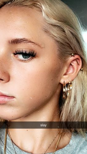 Customer photo review of Nelly Earrings