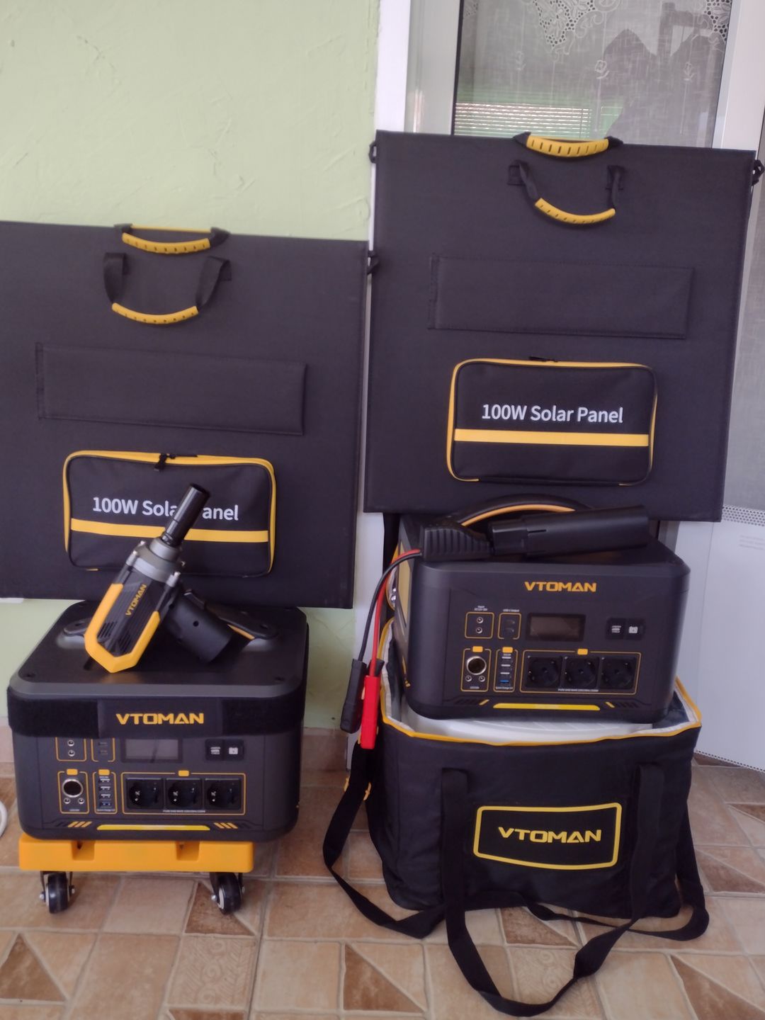 Customer photo review of VTOMAN Jumper Cable for VTOMAN Jump 1800/1500X/600X/FlashSpeed 1500/1000 Power Stations