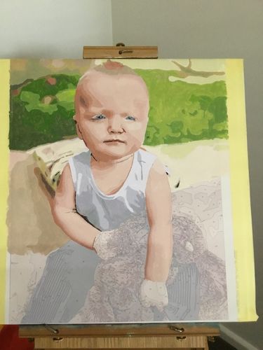 Customer photo review of Custom Paint By Numbers