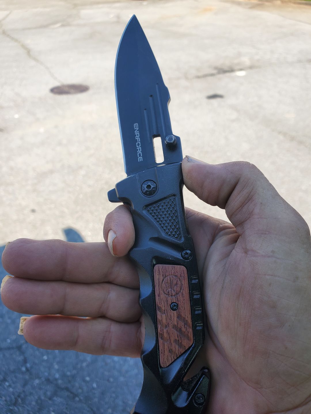Customer photo review of Tactical Folding Knife