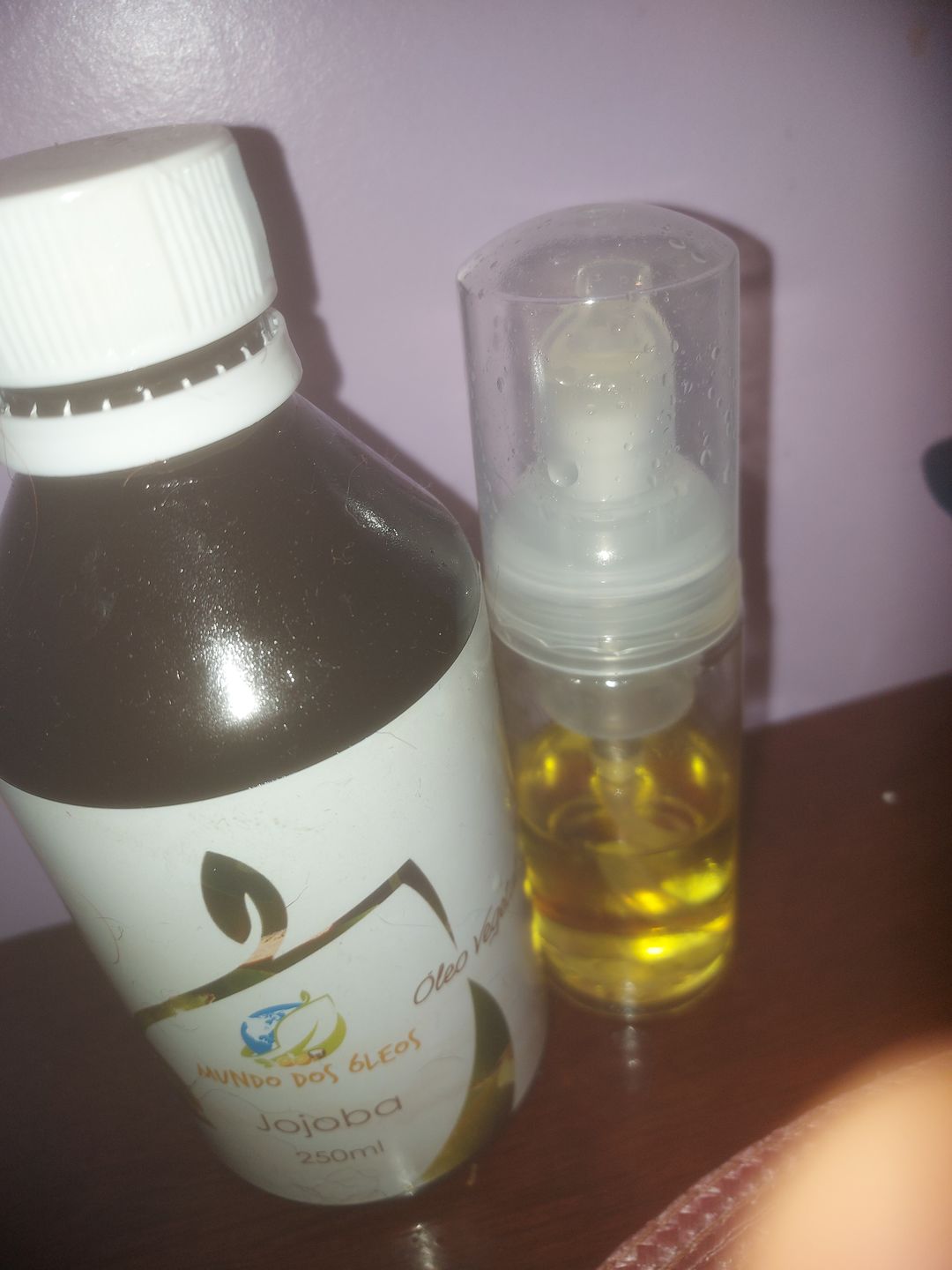 Customer photo review of Óleo de Jojoba