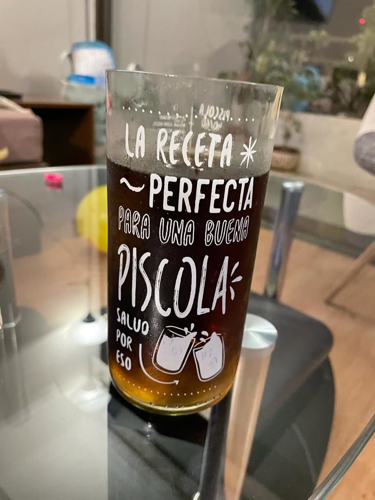 Customer photo review of Piscoleros Juego de 6 Vasos