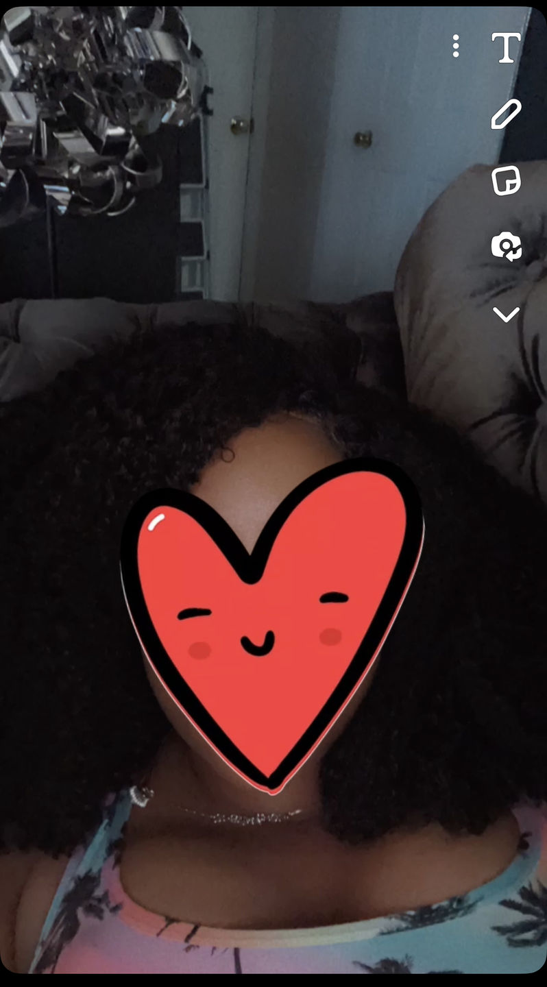 Customer photo review of Amber Bangs Brazilian Kinky Curly 5x5 Lace Closure Bob Wig
